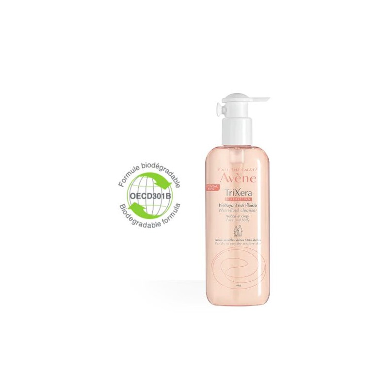 Eau Thermale Avene Trixera Nutrition Detergente Nutri-fluido 400 Ml