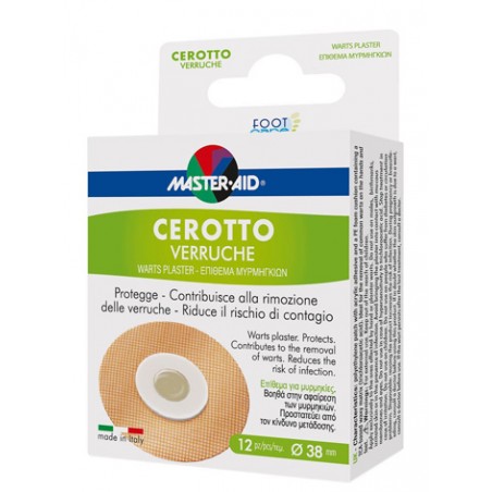 Pietrasanta Pharma Cerotto Verruche Master-aid Foot Care 12 Pezzi