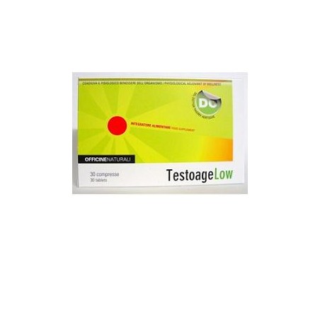 Officine Naturali Testoage Low 30 Compresse 850 Macerato Glicerico