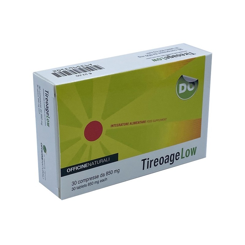 Officine Naturali Tireoage Low 30 Compresse 850 Mg