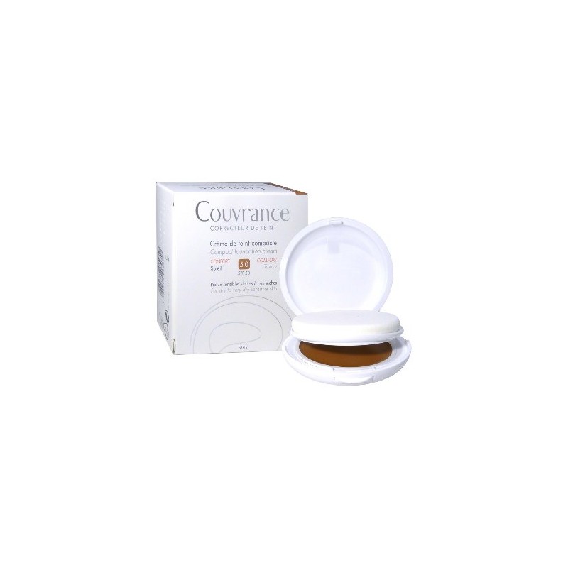 Eau Thermale Avene Couvrance Crema Compatta Colorata Nf Comfort Sole 9,5 G