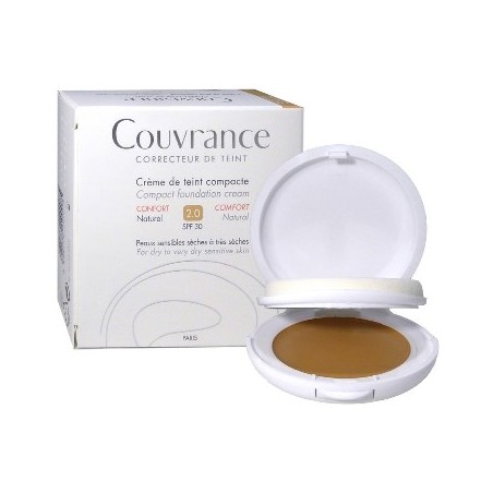 Eau Thermale Avene Couvrance Crema Compatta Colorata Nf Comfort Naturale 9,5 G