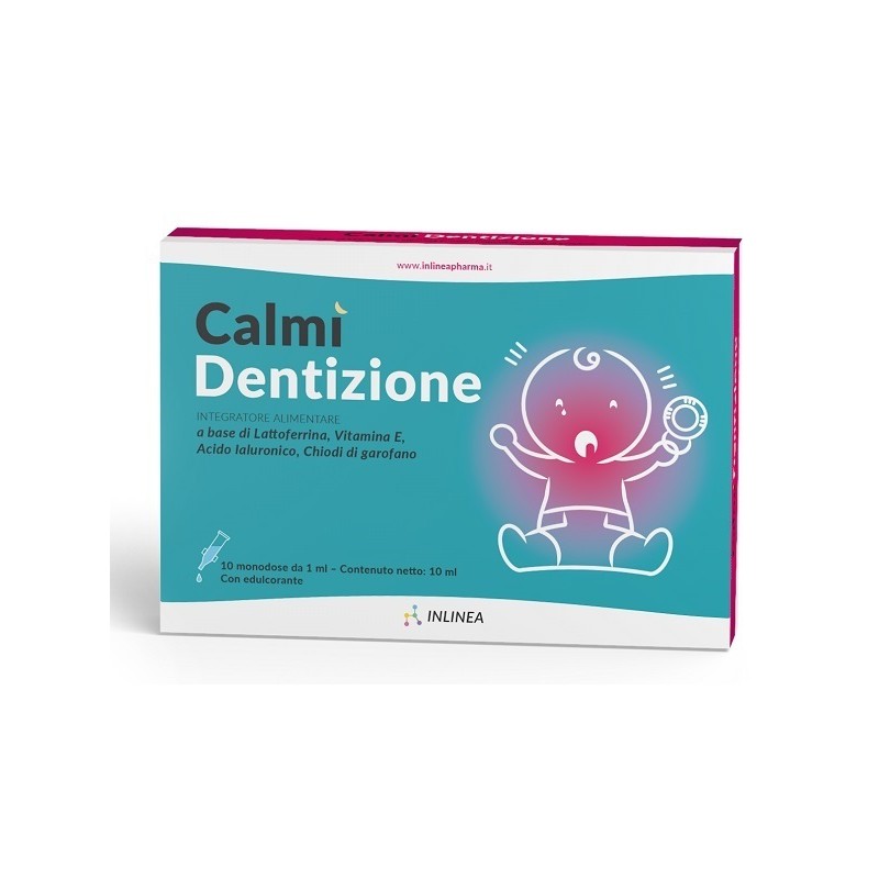 Inlinea Calmi' Dentizione 10 Flaconcini Monodose Da 1 Ml