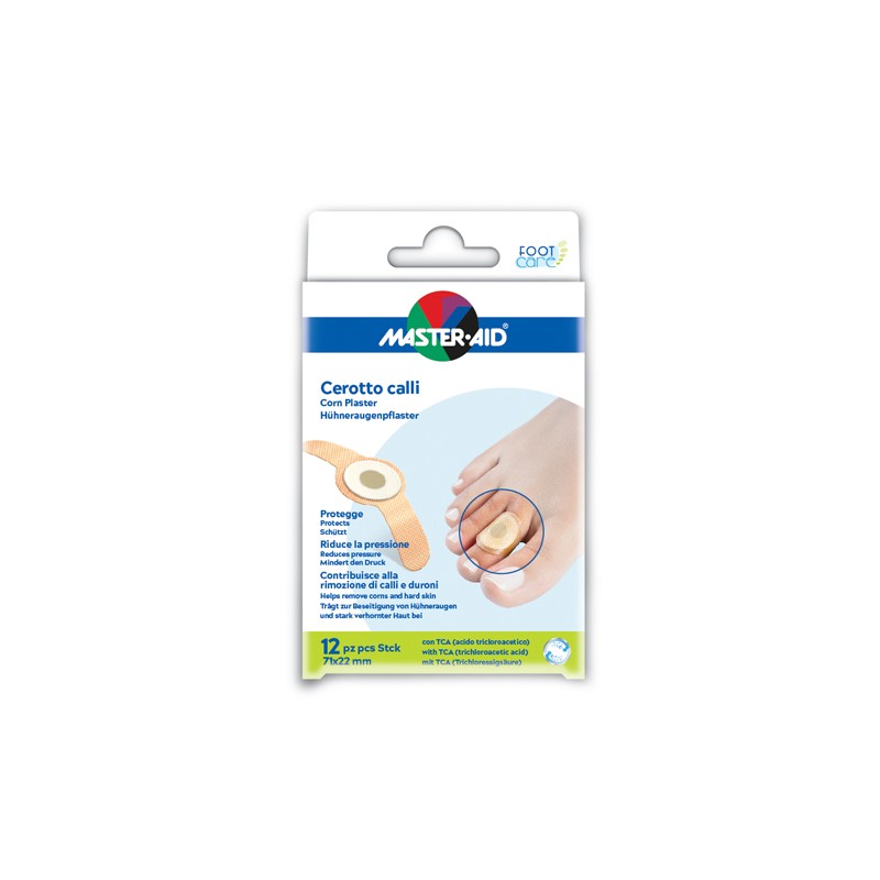 Pietrasanta Pharma Master-aid Cerotto Callifugo Foot Care 71x22 Mm 12 Pezzi