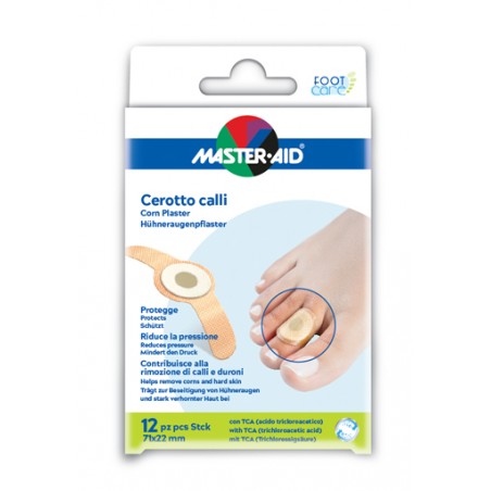 Pietrasanta Pharma Master-aid Cerotto Callifugo Foot Care 71x22 Mm 12 Pezzi