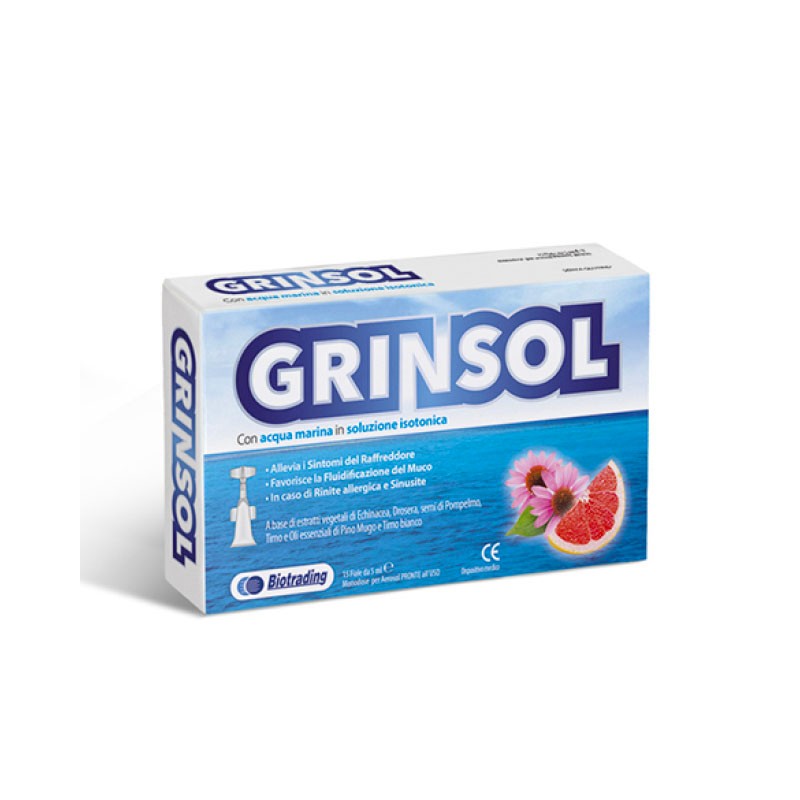 Biotrading Unipersonale Grinsol 15 Fiale X 5 Ml