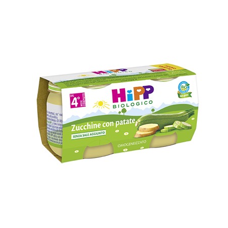 Hipp Italia Hipp Bio Hipp Bio Omogeneizzato Zucchine Con Patate 2x80 G