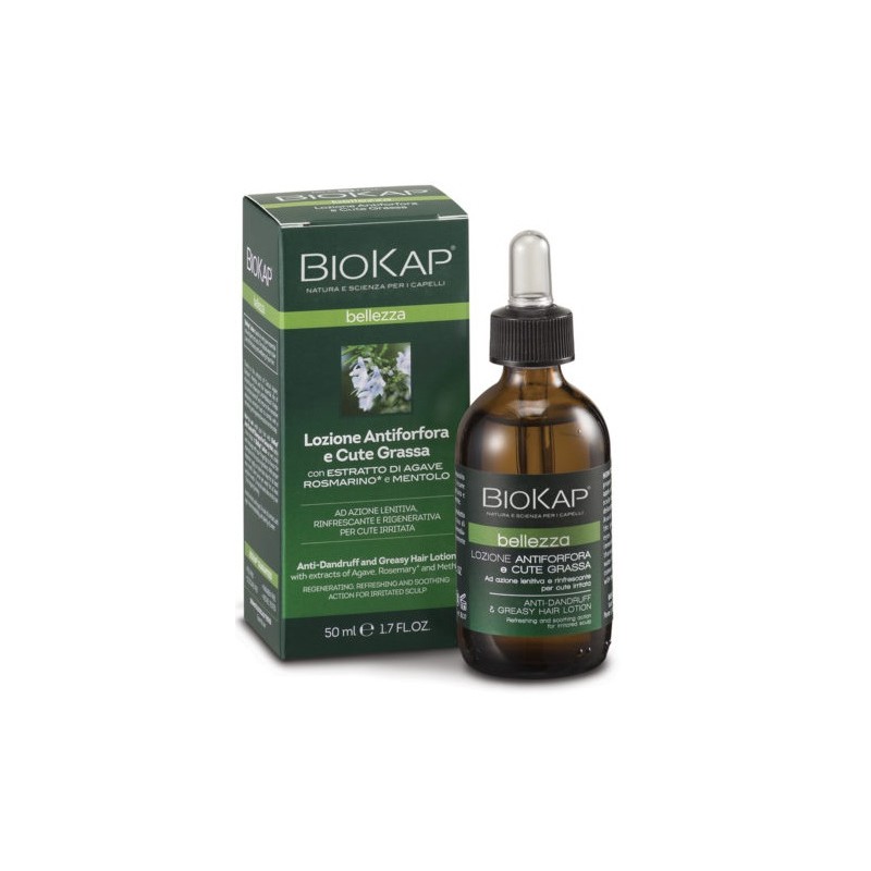 Bios Line Biokap Bellezza Lozione Antiforfora E Cute Grassa 50 Ml Biosline