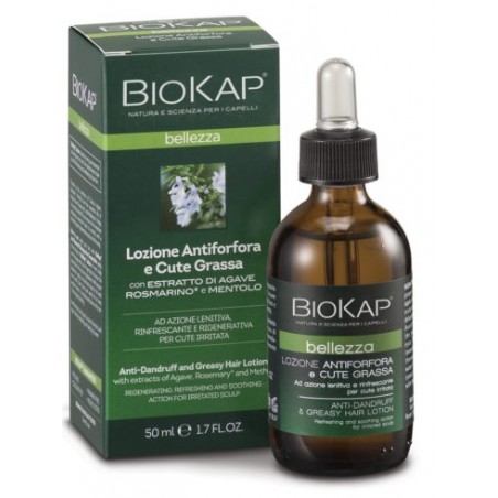 Bios Line Biokap Bellezza Lozione Antiforfora E Cute Grassa 50 Ml Biosline