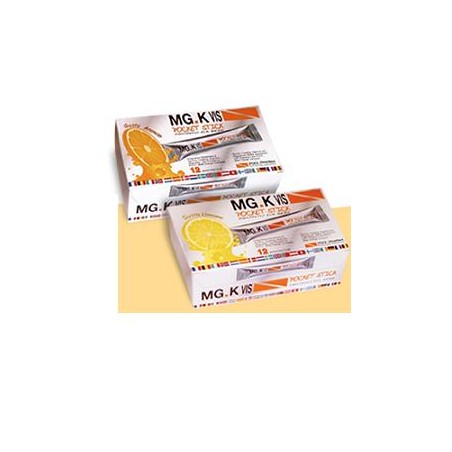 Pool Pharma Mgk Vis Pocket Stick Arancia 12 Bustine Stick Pack