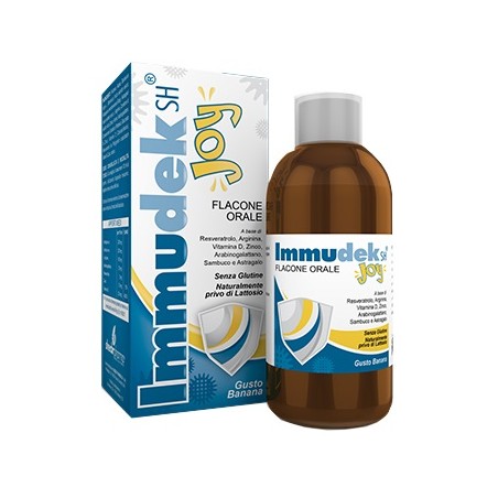 Immudek Joy Banana Rinforzo immunitario in formato liquido 200 ml