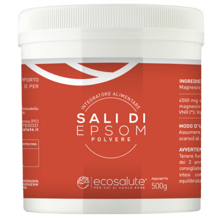 Zio Ecosalute Sali Di Epsom Polvere 500 G