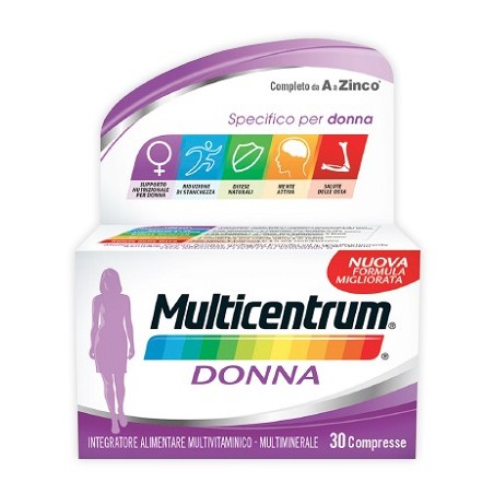 30 compresse di Integratore Multivitaminico e Multiminerale da Multicentrum Donna