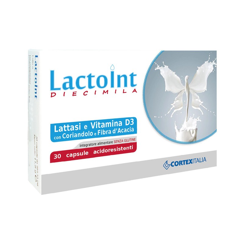 Cortex Italia Lactoint Diecimila 30 Capsule Acidoresistenti Senza Glutine