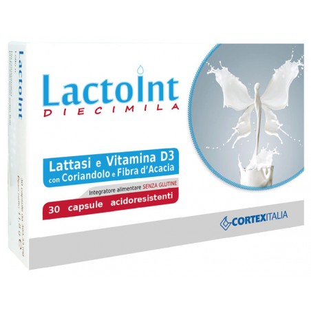 Cortex Italia Lactoint Diecimila 30 Capsule Acidoresistenti Senza Glutine