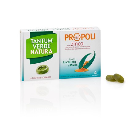 Angelini Tantum Verde Natura Pastiglie Gommose Eucalipto & Miele 30 G