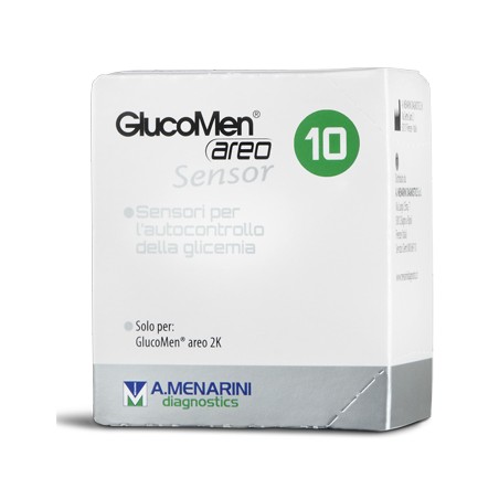 A. Menarini Diagnostics Strisce Glucomen Areo Sensor Per Analisi Del Glucosio 10 Pezzi