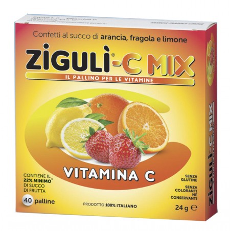 Falqui Prodotti Farmac. Ziguli C Mix 40 Palline 24 G