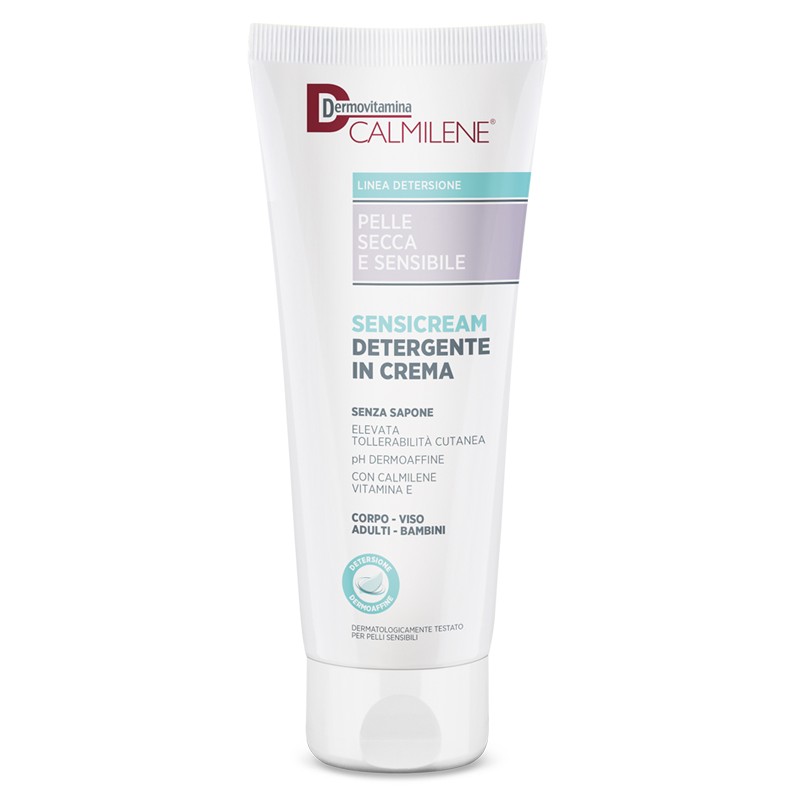 Pasquali Dermovitamina Calmilene Sensicream Detergente In Crema Senza Sapone Per Pelle Secca E Sensibile 250 Ml