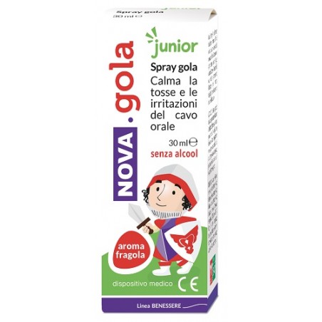 Nova Argentia Ind. Farm Nova Gola Spray Junior Fragola 30 Ml