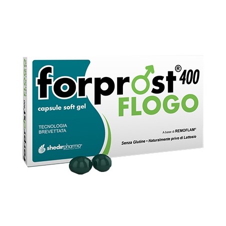 Shedir Pharma Unipersonale Forprost 400 Flogo Integratore Alimentare 15 Capsule Molli