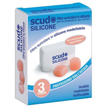 Pasquali Tappo Auricolare Earplug Scudo In Silicone 3 Coppie 6 Pezzi Articolo 7en091