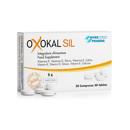 River Pharma Oxokal Sil 30 Compresse Astuccio 21 G