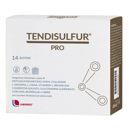 Uriach Italy Tendisulfur Pro 14 Bustine Da 8,6g