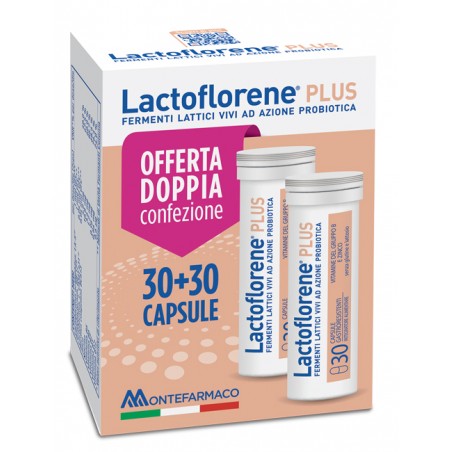 Montefarmaco Otc Lactoflorene Plus Bipack 30 Capsule 26,40 G