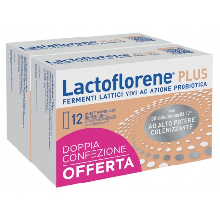 Montefarmaco Otc Lactoflorene Plus Bipack 12 Bustine 48 G