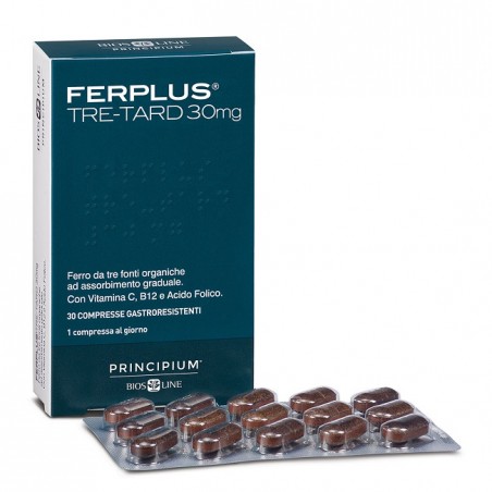 Bios Line Principium Ferplus Tre Retard 30mg 30 Compresse Gastroresistenti