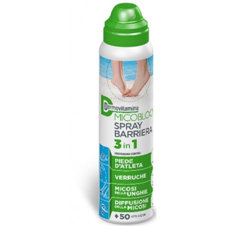 Pasquali Dermovitamina Micoblock Spray Barriera 3 In 1 Piede D'atleta 100 Ml