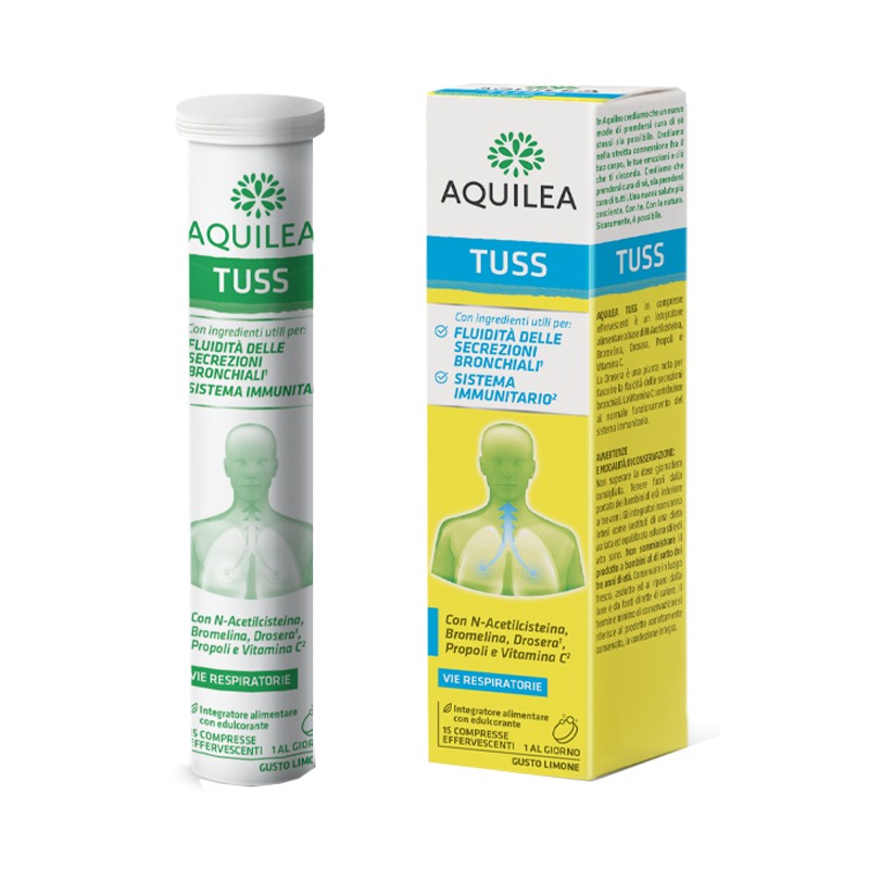 Uriach Italy Aquilea Tuss 15 Compresse Effervescenti 90 G