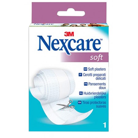 3m Italia Cerotto Nexcare Soft Striscia 100x8 Cm