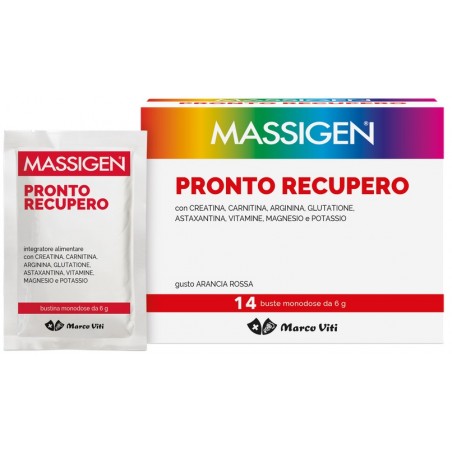 Marco Viti Farmaceutici Massigen Pronto Recupero 14 Bustine 6 G