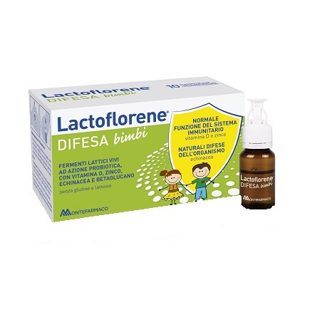 Montefarmaco Otc Lactoflorene Difesa Bambini 10 Flaconi 100 Ml