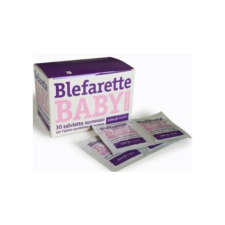 Polifarma Blefarette Baby Salviettine Oculari Medicate Monouso 30 Pezzi