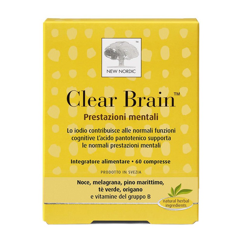 New Nordic Clear Brain 60 Compresse