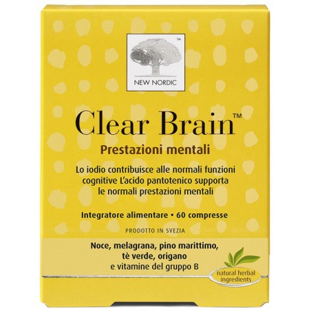 New Nordic Clear Brain 60 Compresse