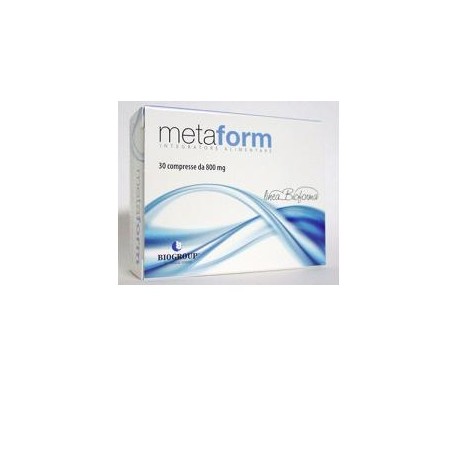 Biogroup Societa' Benefit Metaform 30 Compresse 800 Mg