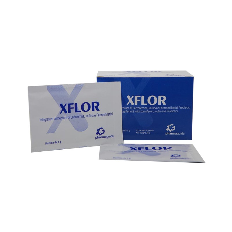 XFLOR Integratore per il benessere intestinale 12 bustine x 3 g