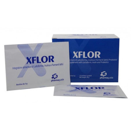 XFLOR Integratore per il benessere intestinale 12 bustine x 3 g