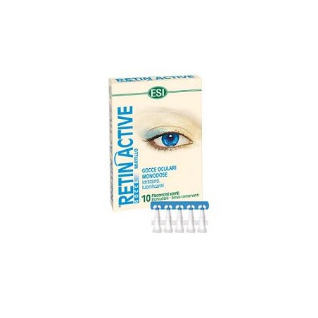 Esi Retin Active Mirtillo Gocce Oculari 10 Flaconcini Monodose Da 0,5 Ml