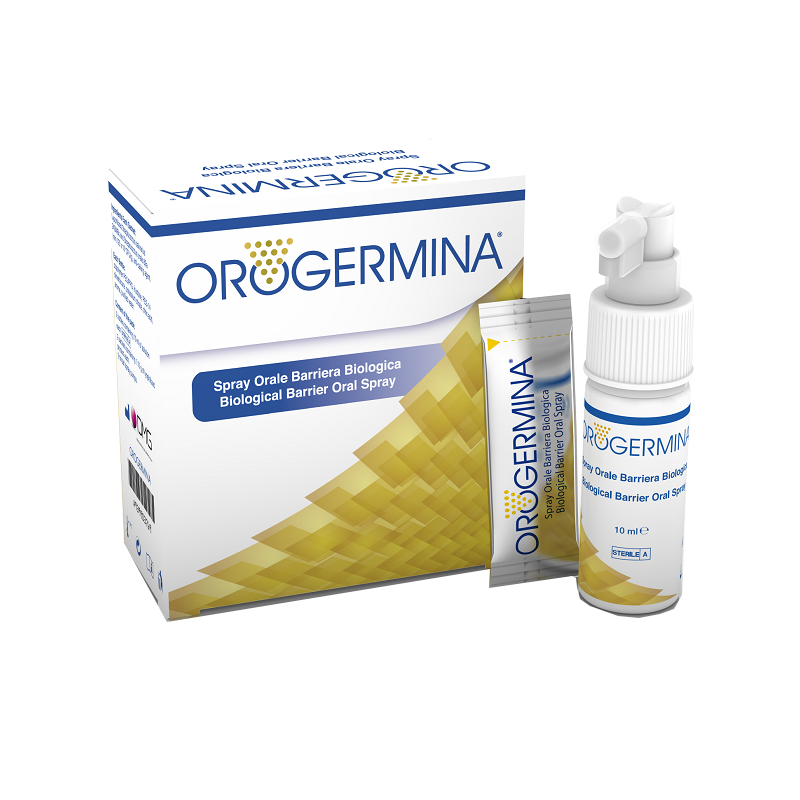 D. M. G. Italia Orogermina Spray Orale 2 Flaconi X 10 Ml + 2 Bustine 1,15 G Di Liofilizzato + 2 Nebulizzatori Orali