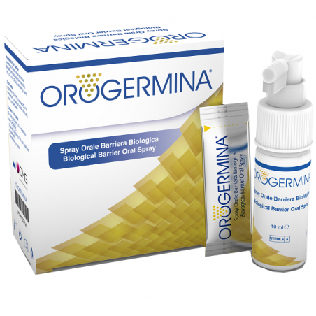 D. M. G. Italia Orogermina Spray Orale 2 Flaconi X 10 Ml + 2 Bustine 1,15 G Di Liofilizzato + 2 Nebulizzatori Orali