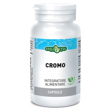 Erba Vita Cromo Integratore per il metabolismo e i livelli di glucosio 60 capsule