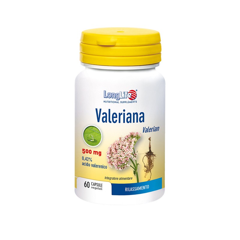 Longlife Valeriana 60 Capsule 500 Mg