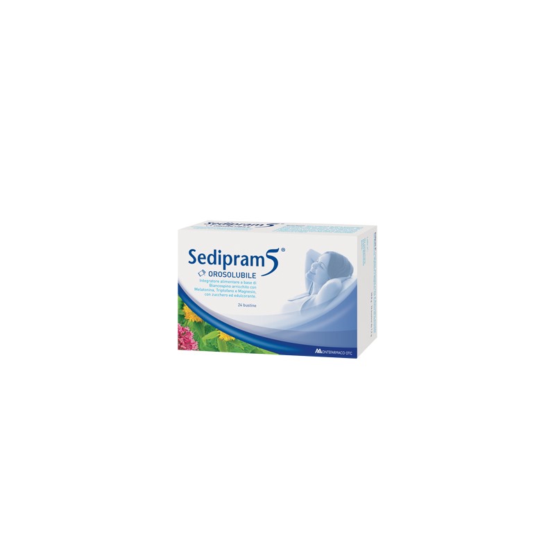 Montefarmaco Otc Sedipram 5 24 Stickpack Orosolubili 28,8 G