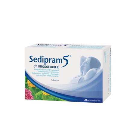 Montefarmaco Otc Sedipram 5 24 Stickpack Orosolubili 28,8 G