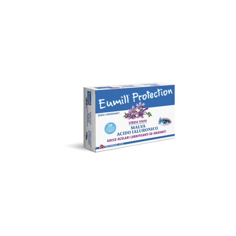 Recordati Eumill Protection Gocce Oculari 20 Flaconcini Monodose 0,5 Ml